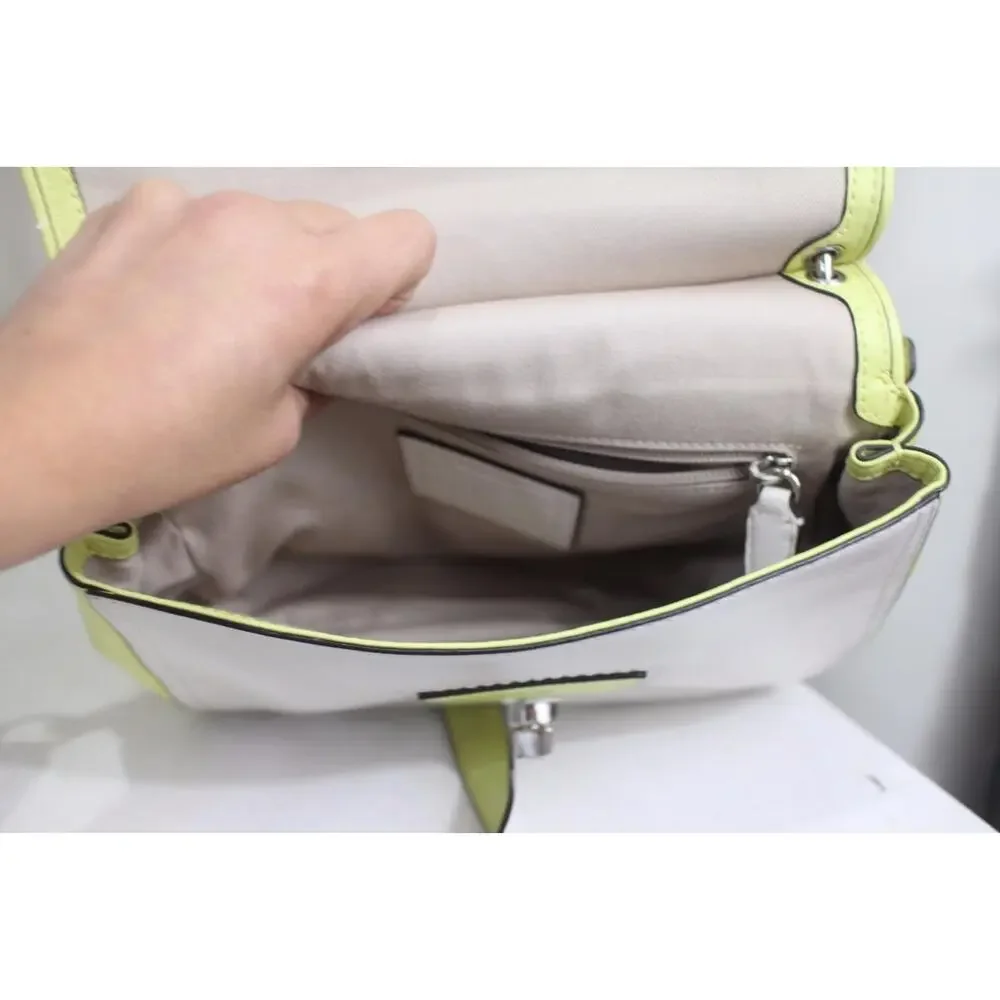 (z) Coach Legacy Archival Two Tone Leather Willis 22409 purse (pu110